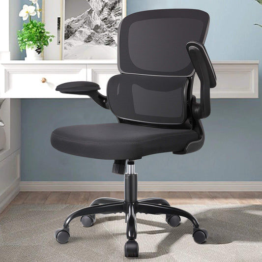 Ergonomic Office Chair with Lumbar Support and Adjustable Armrests 2202