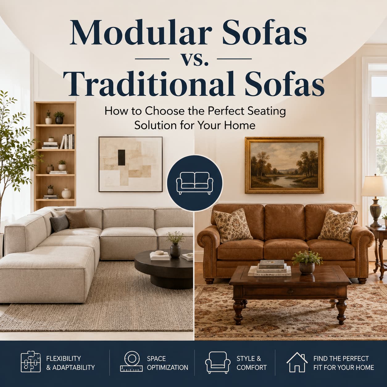 Modular Sofas vs. Traditional Sofas: How to Choose the Perfect Seating Solution for Your Home