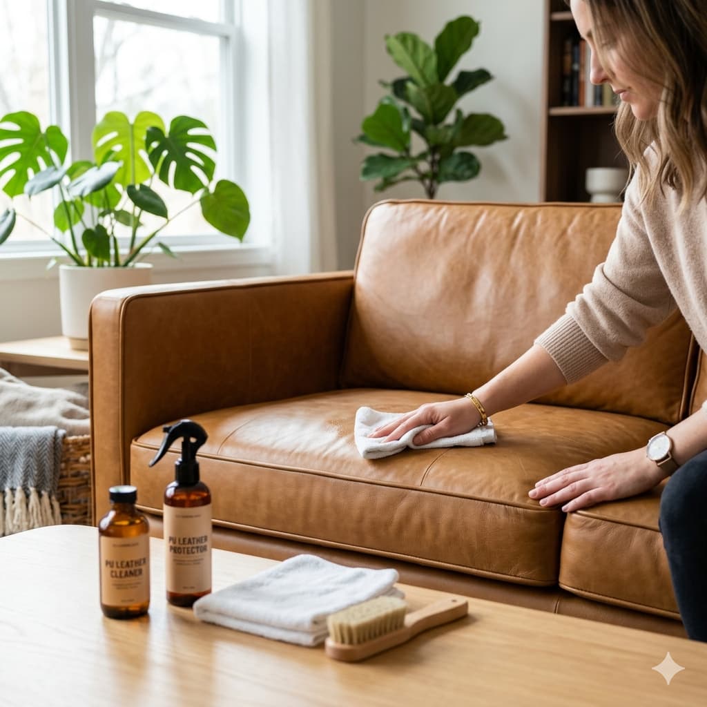 How to Clean and Maintain Your PU Leather Sofa