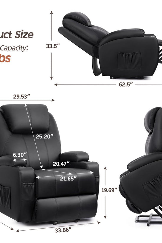 Infinite Position Power Lift Recliner with Massage & Heat 5032A