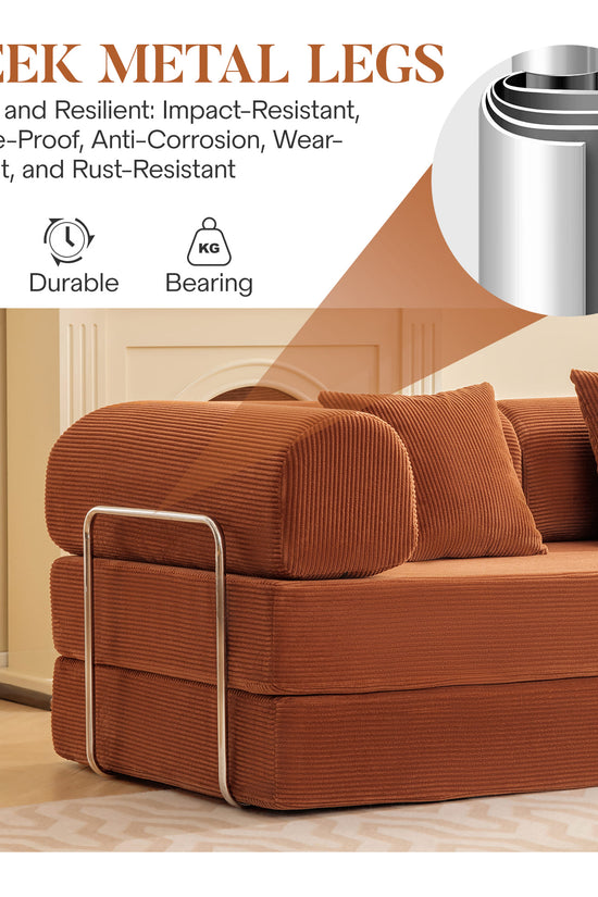 Combination Corner Sofa with High-Rebound Density Sponge