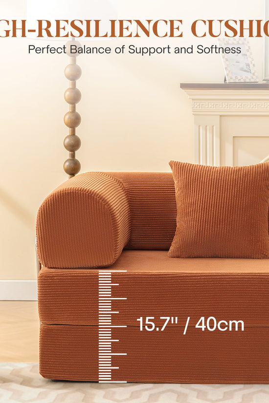 Combination Corner Sofa with High-Rebound Density Sponge