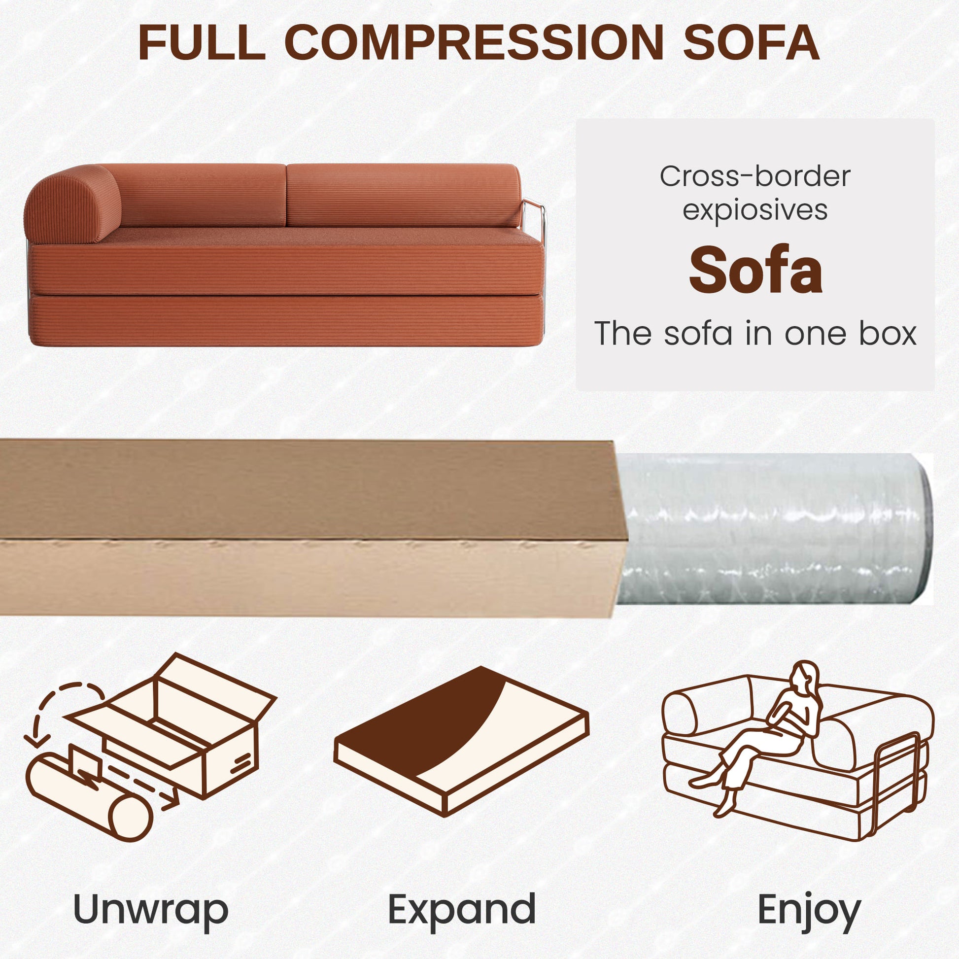 Combination Corner Sofa with High-Rebound Density Sponge
