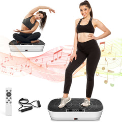 Primy Vibration Plate Waver Exercise Machine with Bluetooth 99 Speed for Weight Loss Home Fitness