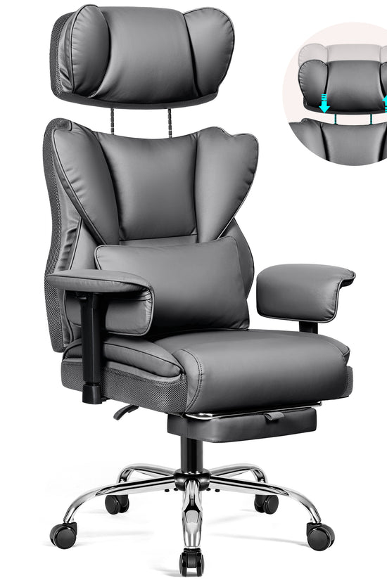 Big and Tall Leather Executive Back Support Office Chair