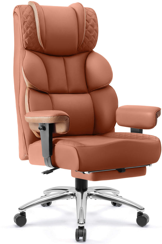 Widened Big and Tall Leather Executive Back Support Office Chair 309