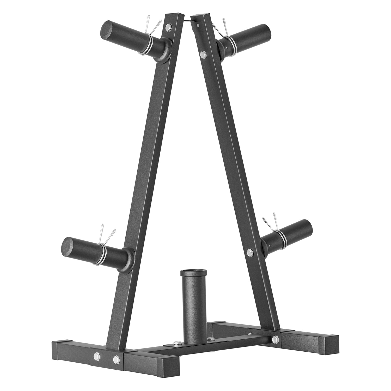 Weight Plate Rack, Primy Weight Tree and Weight Rack for Plates, Weight Holder for 2 inch Olympic Weight Plate, Weight Plate Storage Stand for Home Gym