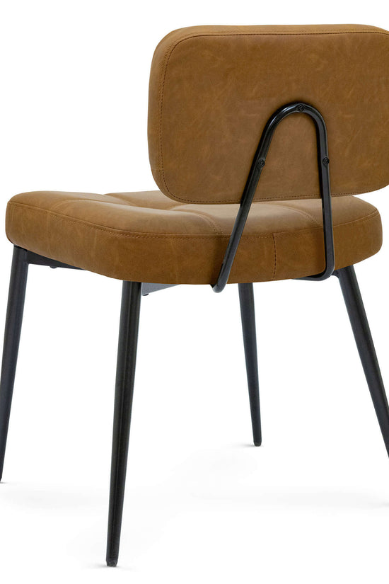 Upholstered Side Dining Chairs Set of 2