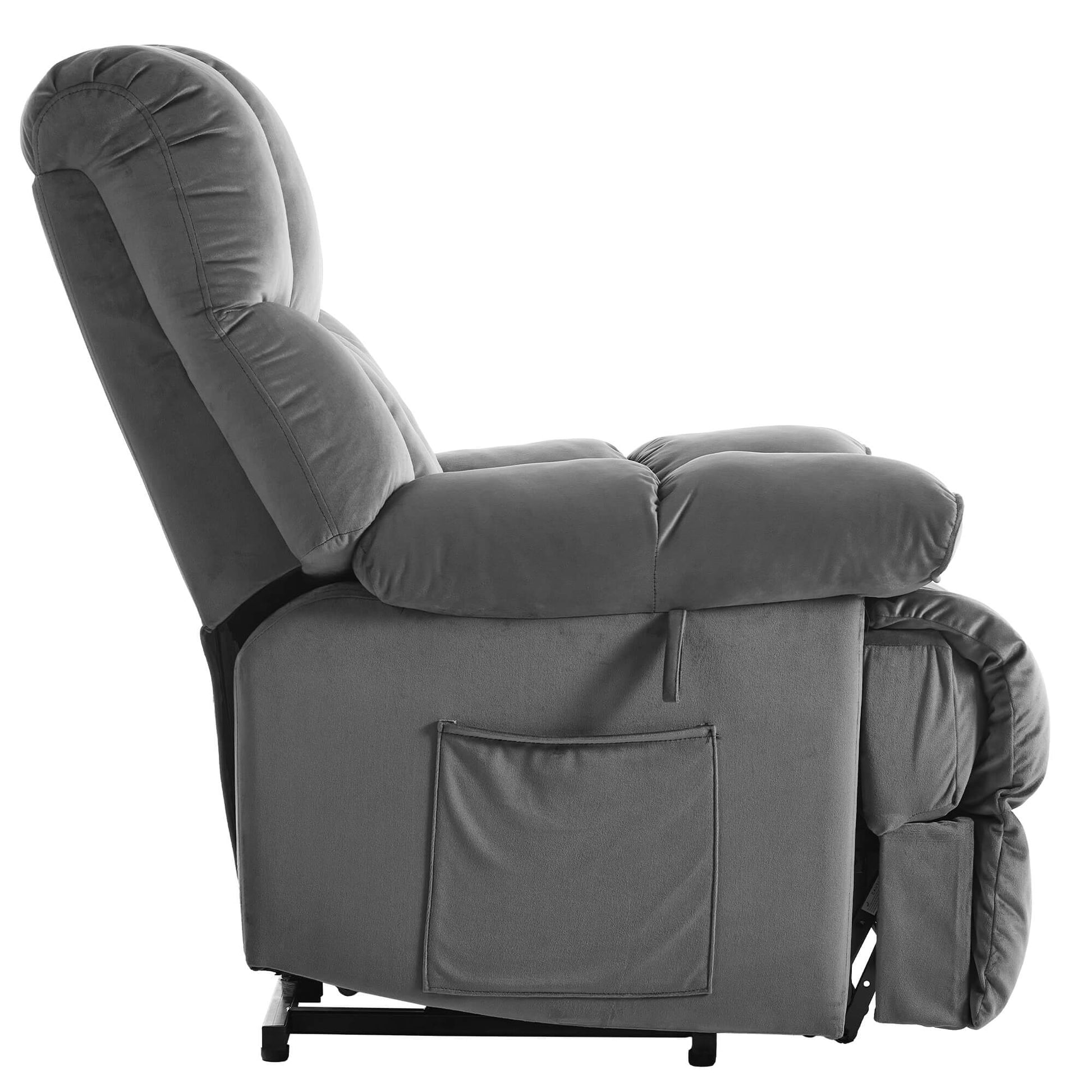 Infinite Position Power Lift Recliner Chair with Massage and Heating for Elderly