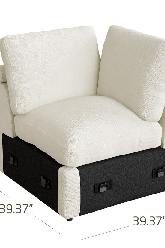 5-seat Modular Sectional Sofa with Hidden Storage