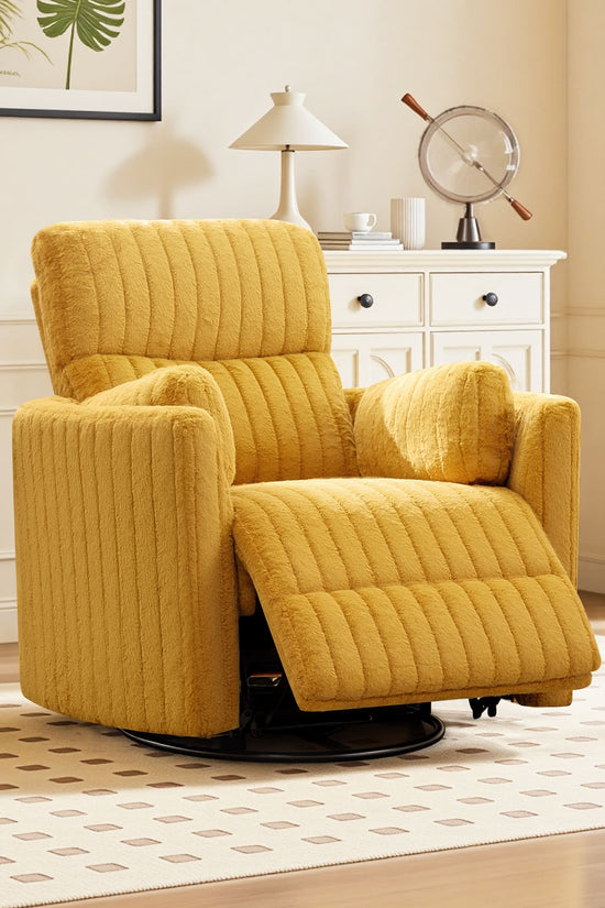 Nursery Power Glider Recliner Chair with USB Ports and Footrest