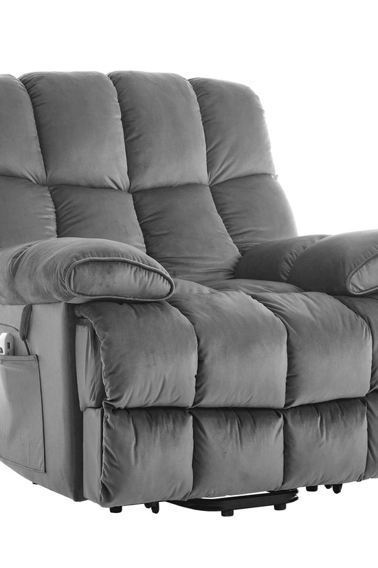 Infinite Position Power Lift Recliner Chair with Massage and Heating for Elderly