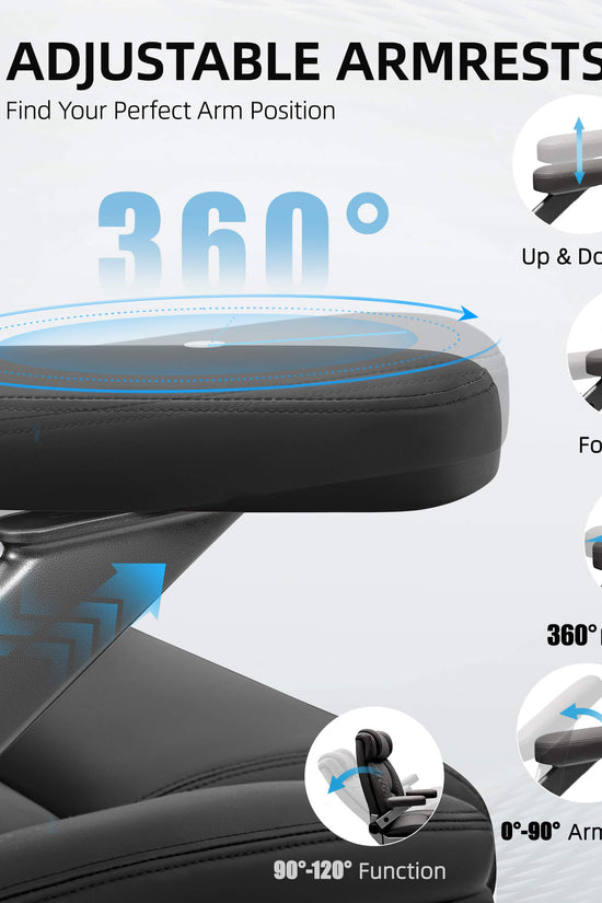 Widened Big and Tall Leather Executive Back Support Office Chair 309