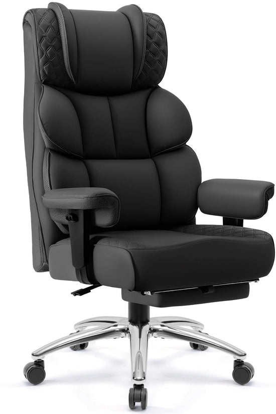 Big and Tall Leather Executive Back Support Office Chair