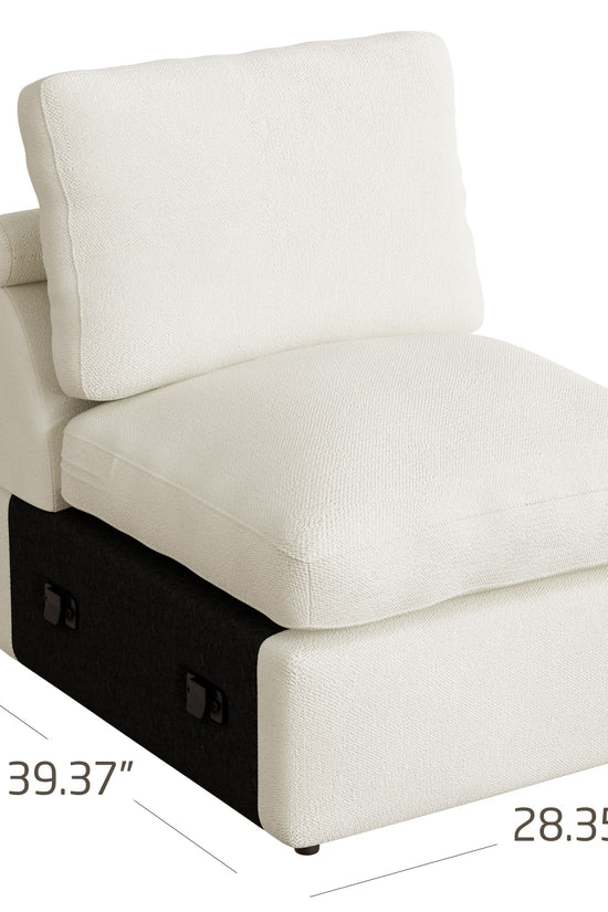 5-seat Modular Sectional Sofa with Hidden Storage