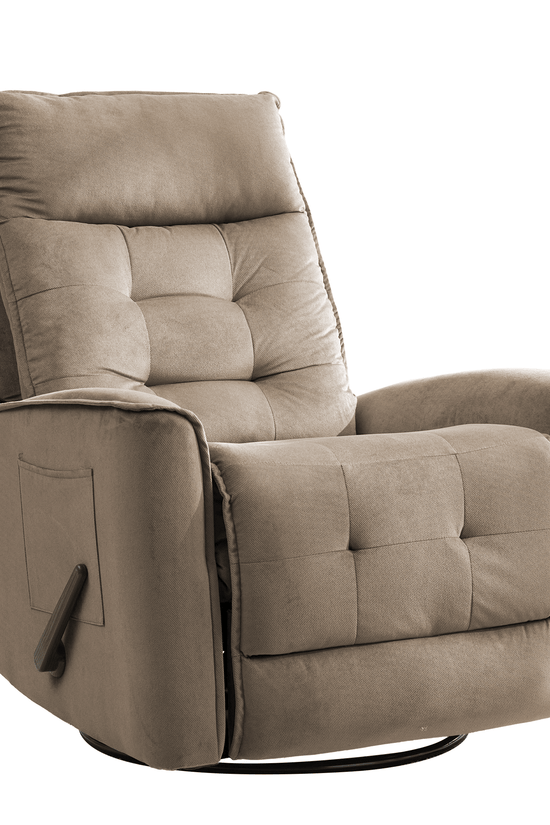 Manual Swivel Rocker Recliner Chair Glider Rocking Chair for Nursery