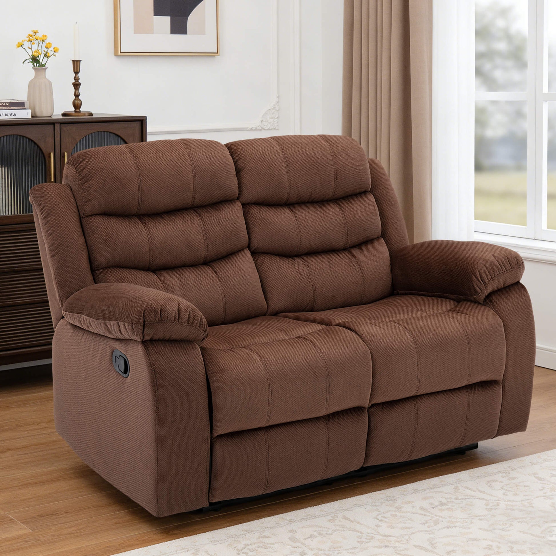 Power Reclining Loveseat with USB Port