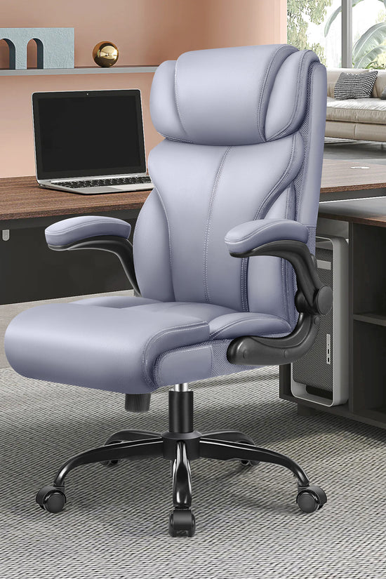 Big and Tall Leather Executive Back Support Office Chair 5066H