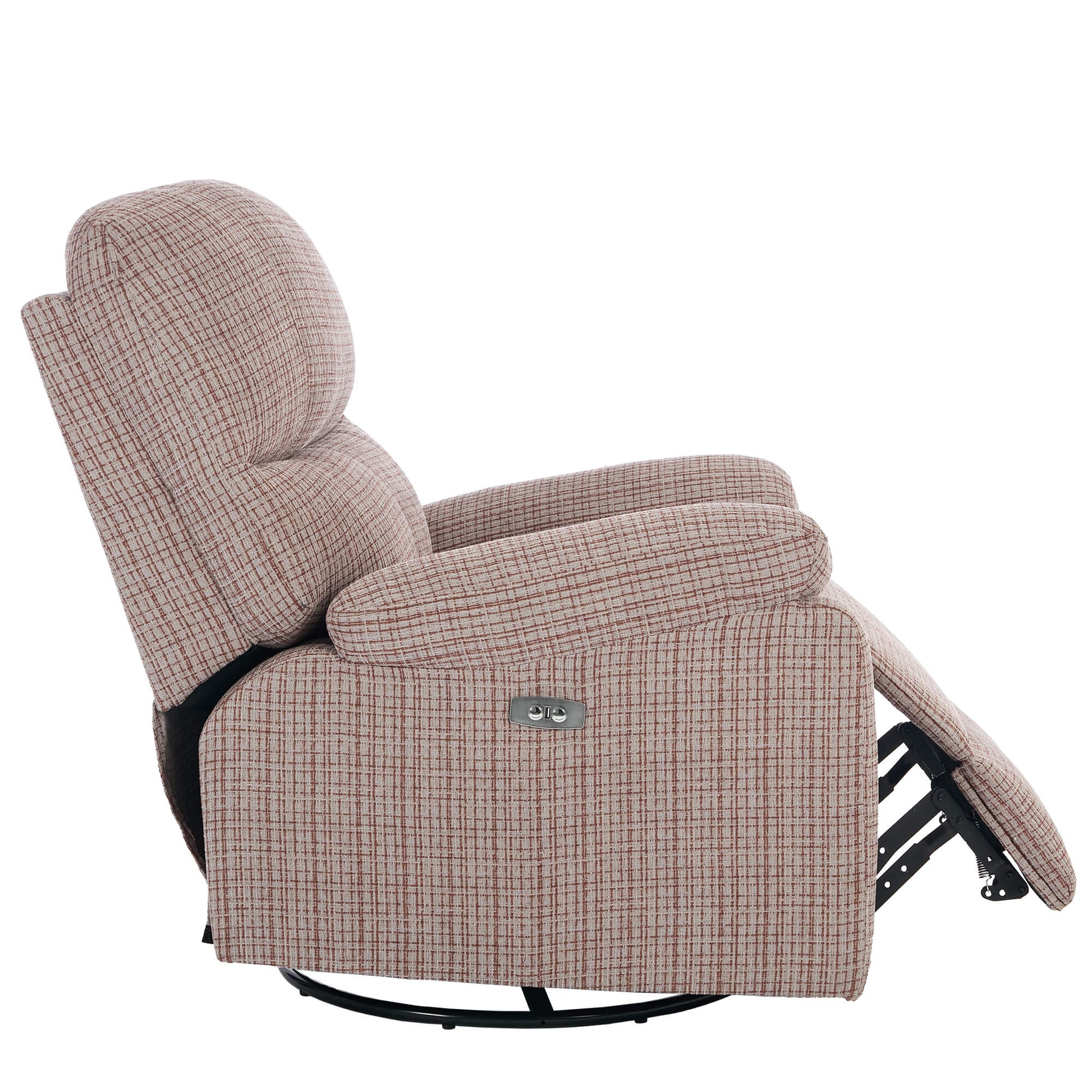 Power Swivel Rocker Recliner Rocking Chair with USB Port Infinite Position