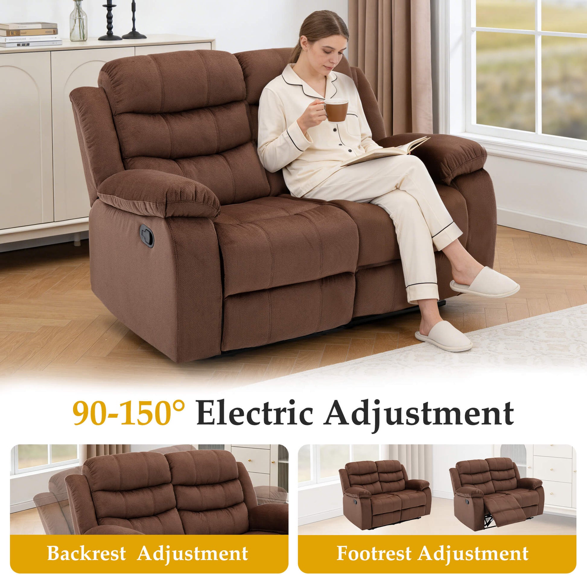 Power Reclining Loveseat with USB Port