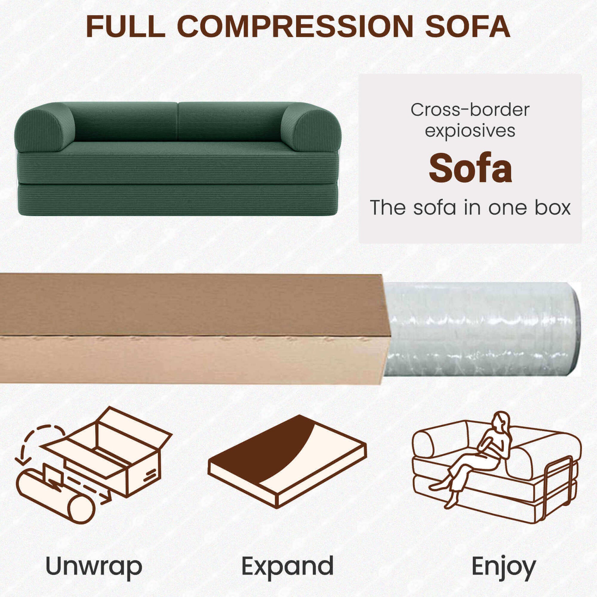 High Density Sponge Sofa Bed