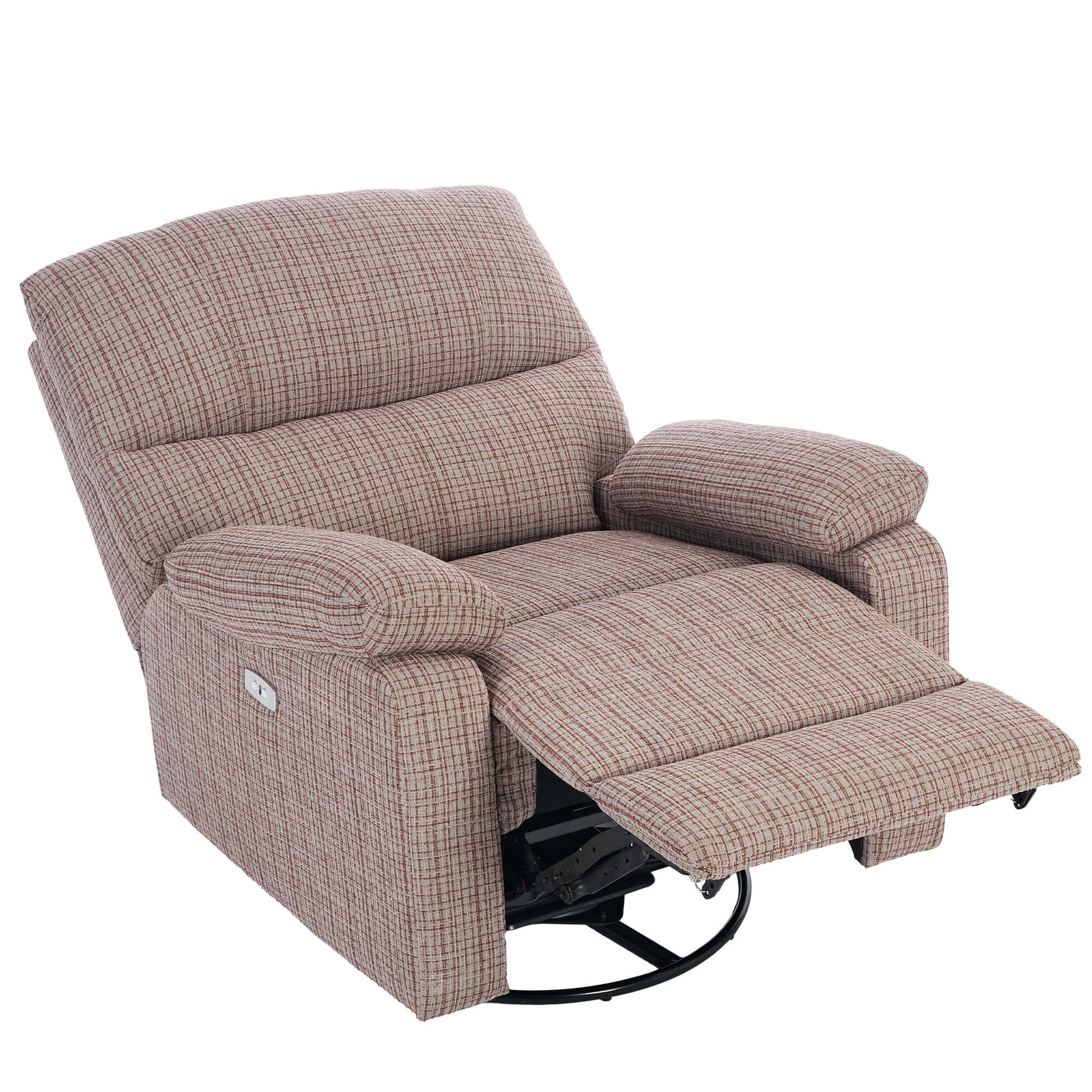 Power Swivel Rocker Recliner Rocking Chair with USB Port Infinite Position