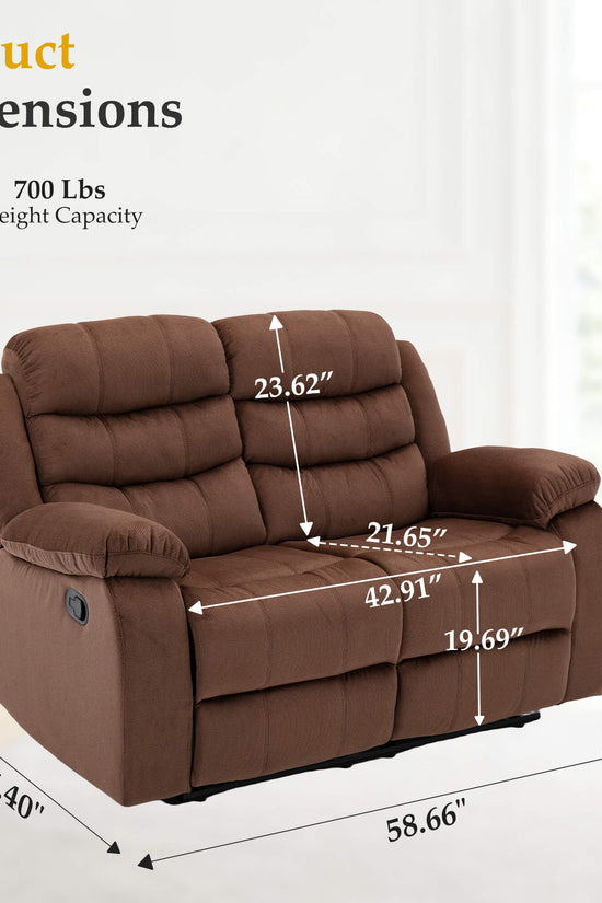 Power Reclining Loveseat with USB Port