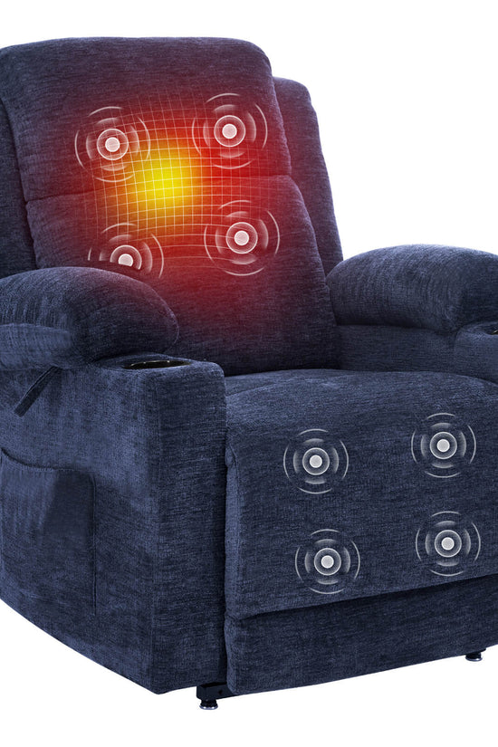 Zero Gravity Infinite Position Power Lift Recliner Chair W/ Massage and Heating