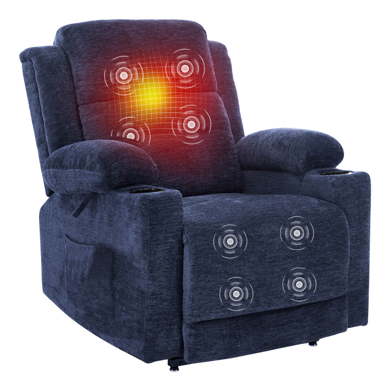 Zero Gravity Infinite Position Power Lift Recliner Chair W/ Massage and Heating