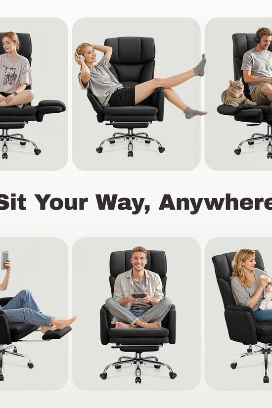 Big and Tall Executive Office Chair with Ergonomic Lumbar Support 6088