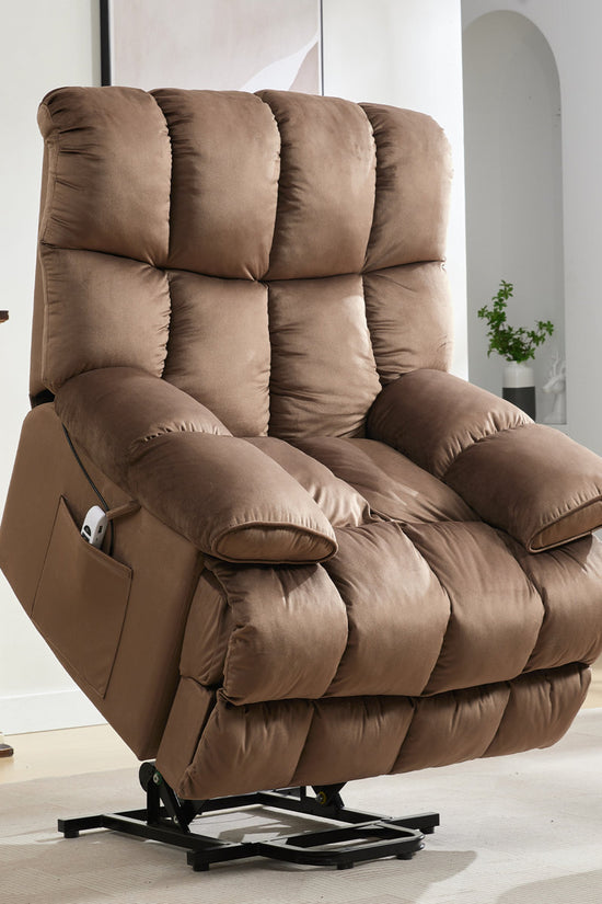 Infinite Position Power Lift Recliner Chair with Massage and Heating for Elderly
