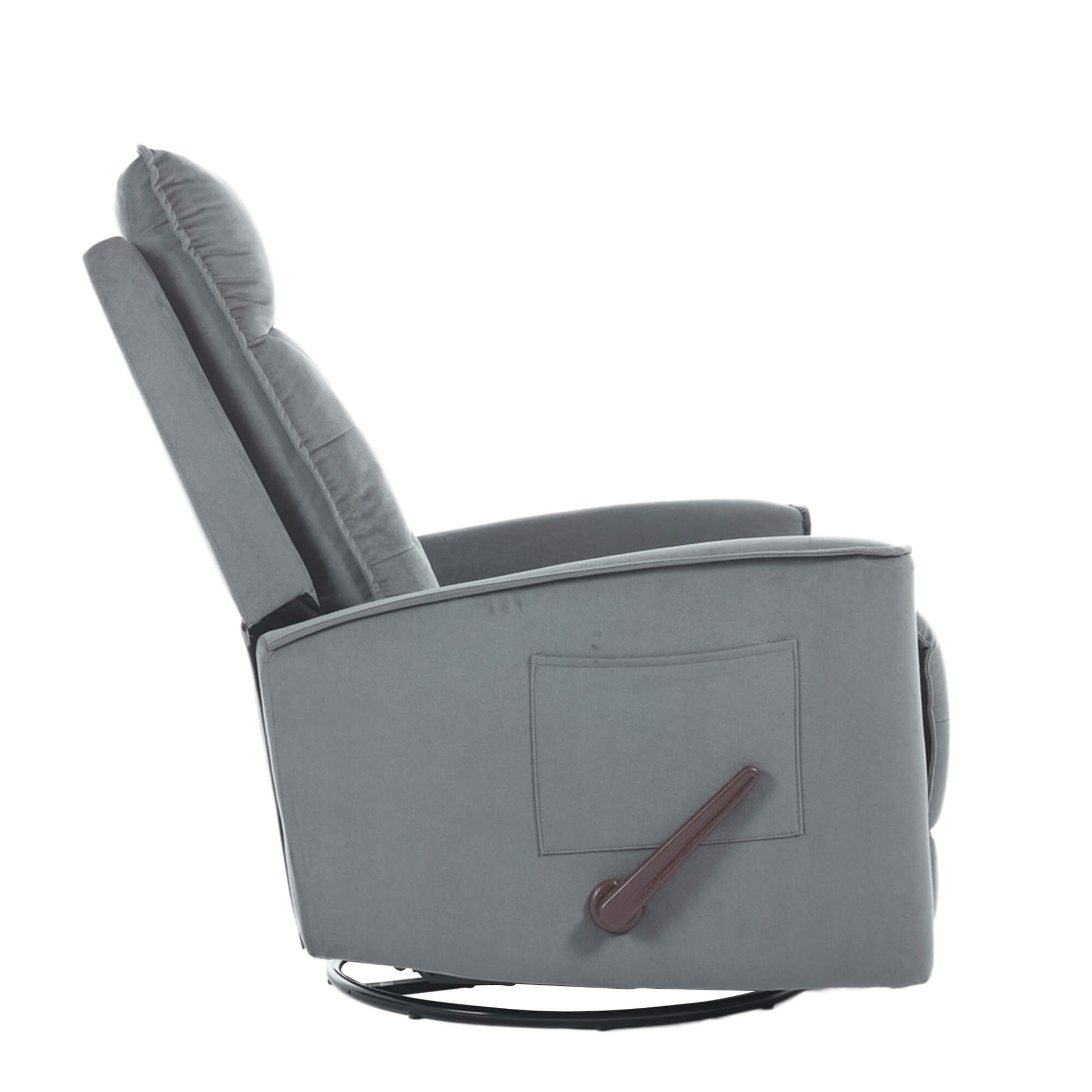 Manual Swivel Rocker Recliner Chair Glider Rocking Chair for Nursery