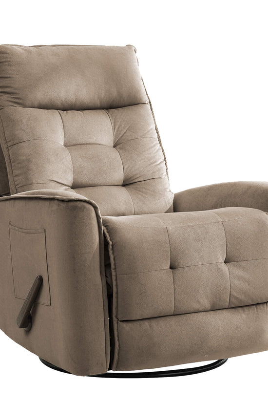 Manual Swivel Rocker Recliner Chair Glider Rocking Chair for Nursery