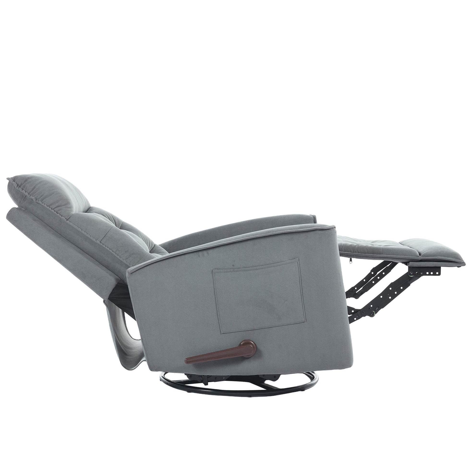 Manual Swivel Rocker Recliner Chair Glider Rocking Chair for Nursery