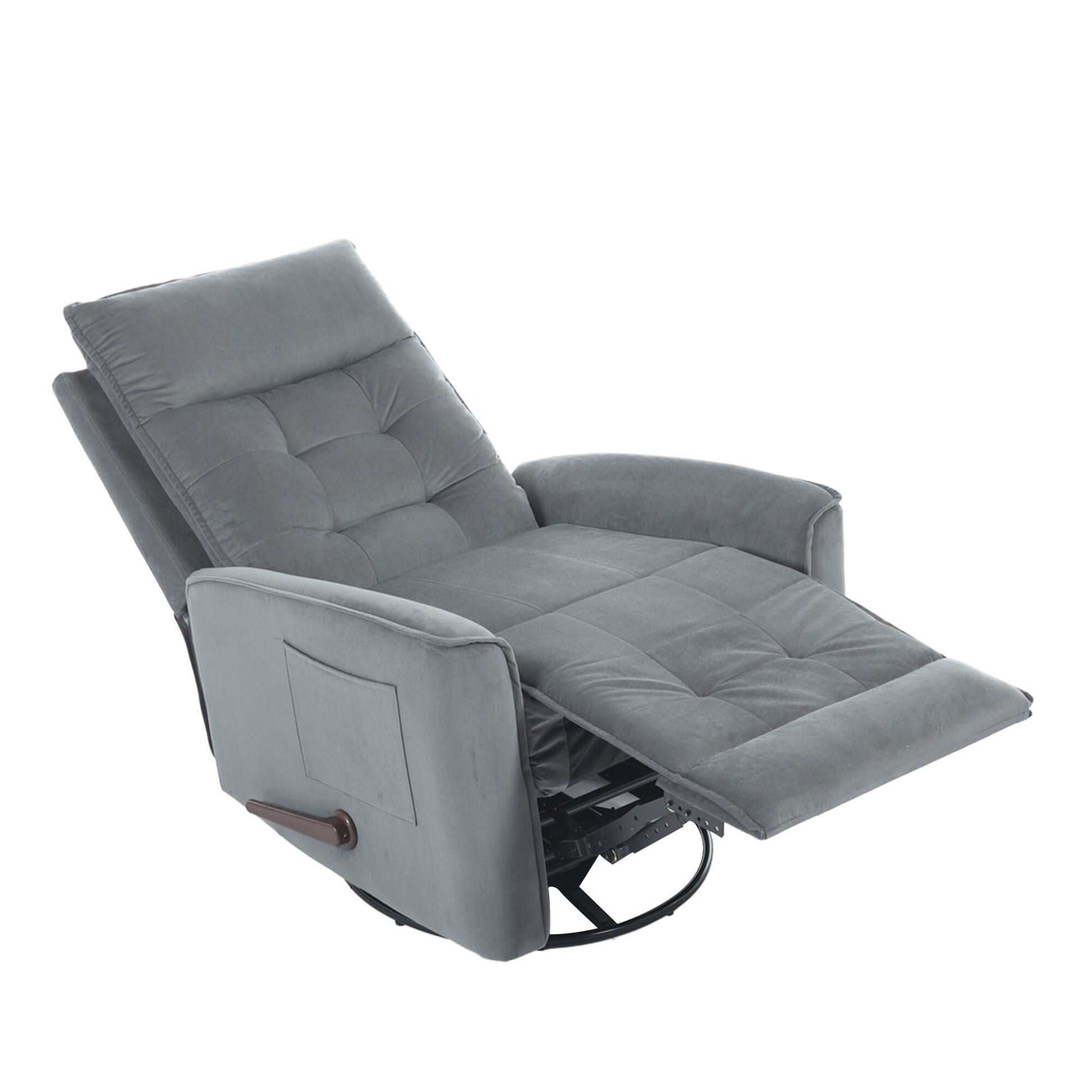 Manual Swivel Rocker Recliner Chair Glider Rocking Chair for Nursery