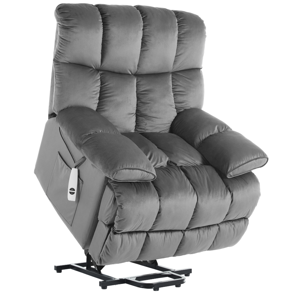 Infinite Position Power Lift Recliner Chair with Massage and Heating for Elderly