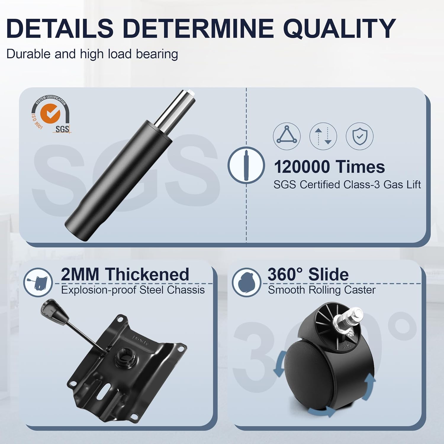 Drafting Chair with Backrest – Adjustable Foot Rest Rolling Stool with Wheels, PU Leather Swivel Stool for Office Spa Studio Lab Counter Salon Home Work Bar Kitchen Shop(Black), Pack of 2