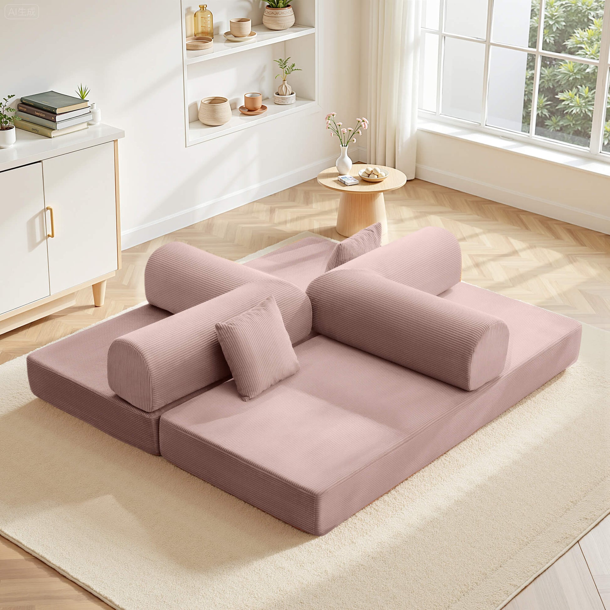 Valentine’s Special-Combination Sofa High Rebound Density Sponge Sofa Couch