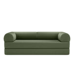 Primyhome Large Olive Green convertible foldable sofa bed