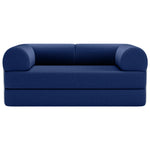Primyhome mid-size Navy Blue onvertible foldable sofa bed