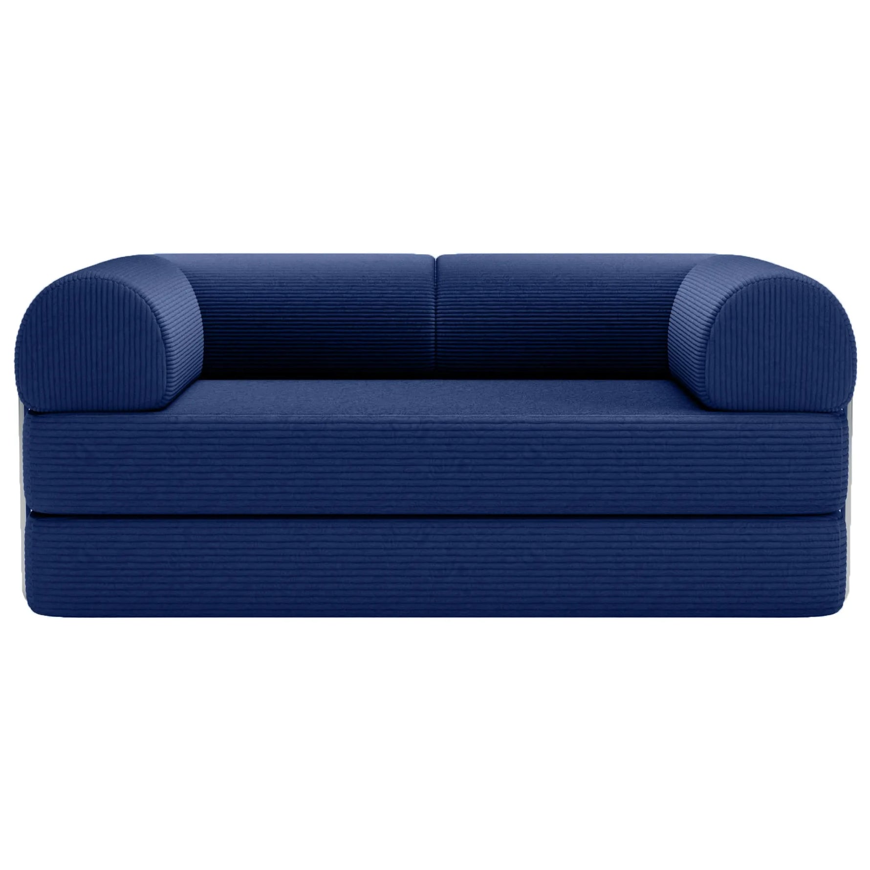 Primyhome mid-size Navy Blue onvertible foldable sofa bed