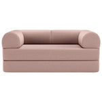 Primyhome mid-size Pink convertible foldable sofa bed