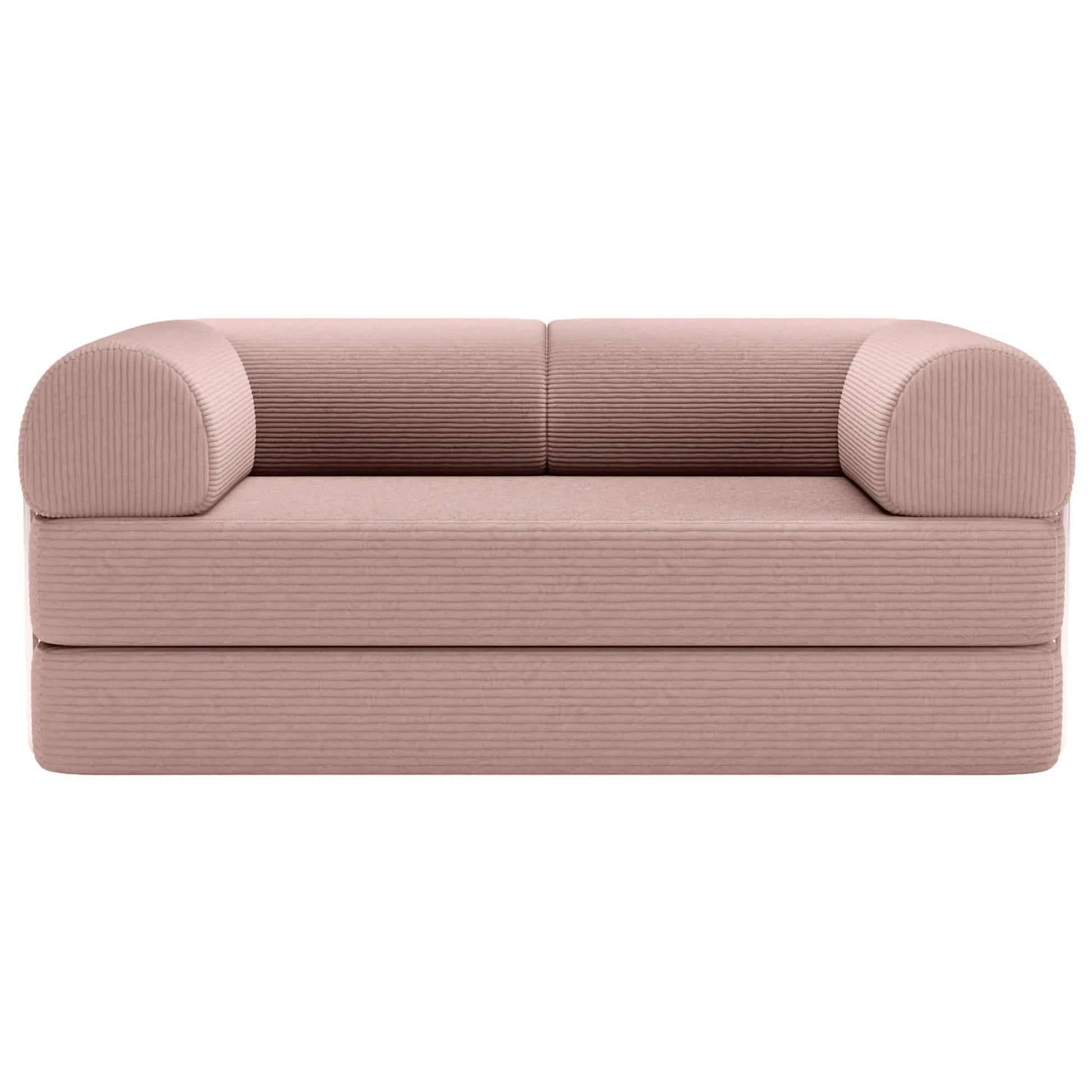Primyhome mid-size Pink convertible foldable sofa bed