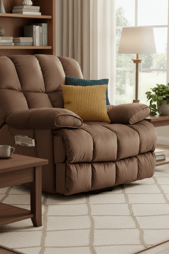 Infinite Position Power Lift Recliner Chair with Massage and Heating for Elderly